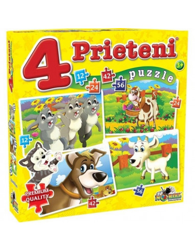 4 Prieteni, Puzzle Noriel, 134 Piese,Uniq2488