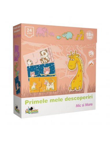 Primele Mele Descoperiri, Puzzle Noriel Mic Si Mare, 24