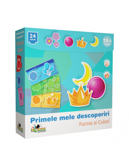Forme Si Culori, Puzzle Noriel Primele Mele Descoperiri, 24 Forme Si Culori, Puzzle Noriel Primele Mele Descoperiri, 24
