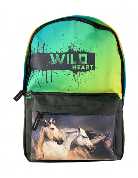 GHIOZDAN SCS TEENS CAI VERDE COMPARTIMENT CU BUZUNAR 42H X 30 X
