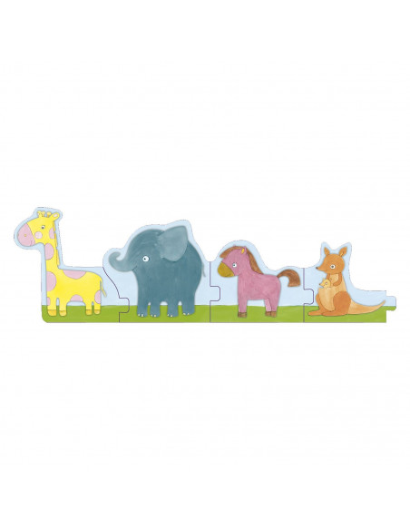 De La Mic La Mare Animalute, Puzzle Noriel,Uniq0972
