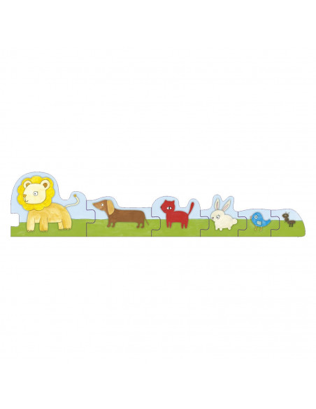 De La Mic La Mare Animalute, Puzzle Noriel,Uniq0972