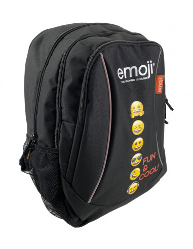 GHIOZDAN GIMNAZIU EMOJI CLASIC NEGRU FUN PIGNA,EJRS2177-1