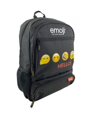 GHIOZDAN GIMNAZIU EMOJI CLASIC NEGRU HELLO PIGNA,EJRS2179-1