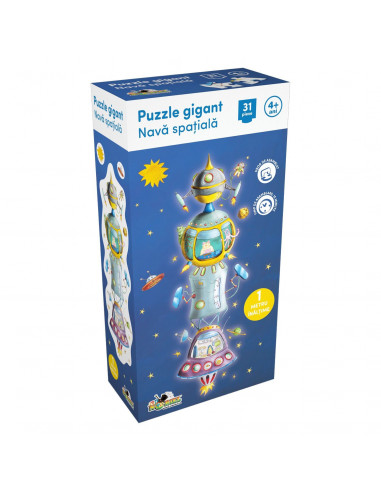 Nava Spatiala, Puzzle Gigant Noriel, 31 Piese,Uniq1603