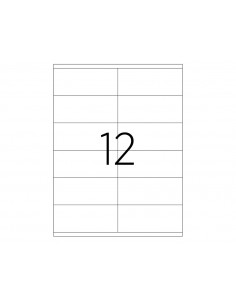 ETICHETE 12/A4 105*46MM COLTURI DREPTE 100/TOP TANEX,TW2512 2