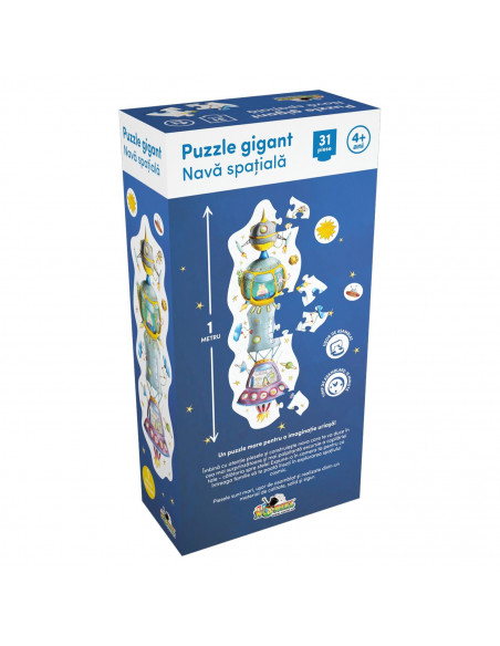 Nava Spatiala, Puzzle Gigant Noriel, 31 Piese,Uniq1603