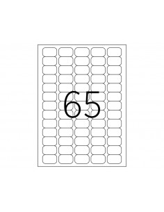 ETICHETE 65/A4 38.1*21.2MM COLTURI ROTUNDE 100/TOP TANEX,TW2065 2