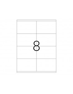 ETICHETE 8/A4 105*70MM COLTURI DREPTE 100/TOP TANEX,TW2208 2