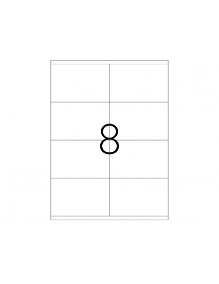 ETICHETE 8/A4 105*70MM COLTURI DREPTE 100/TOP TANEX,TW2208