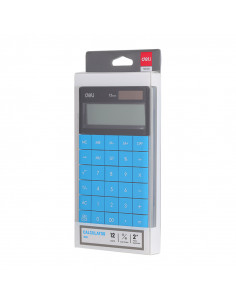 CALCULATOR BIROU 12DIG MODERN ALBASTRU DELI,DLE1589B+++ 2