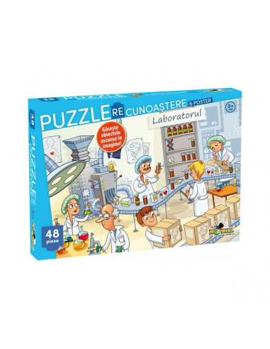 Laboratorul, Puzzle Noriel, 48 Piese,Uniq3935