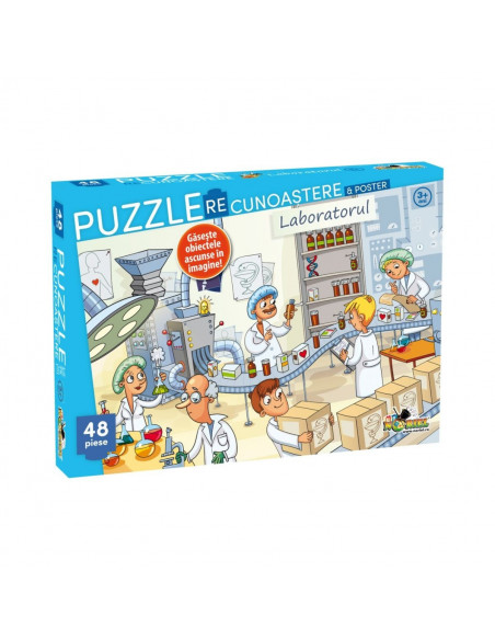 Laboratorul, Puzzle Noriel, 48 Piese,Uniq3935