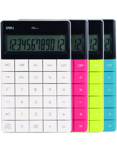 CALCULATOR BIROU 12DIG MODERN NEGRU DELI,DLE1589P+++ 2
