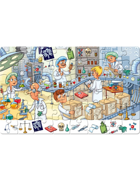Laboratorul, Puzzle Noriel, 48 Piese,Uniq3935