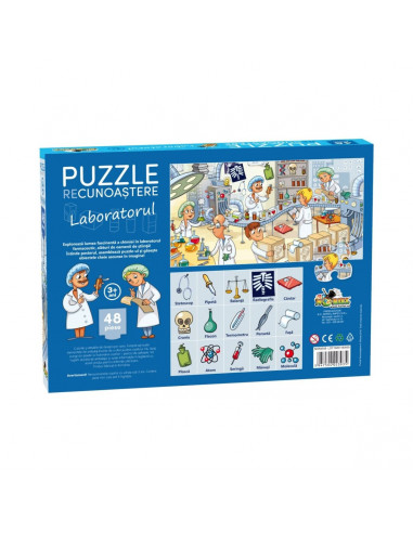 Laboratorul, Puzzle Noriel, 48 Piese,Uniq3935