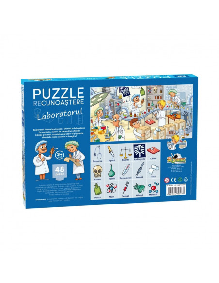 Laboratorul, Puzzle Noriel, 48 Piese,Uniq3935