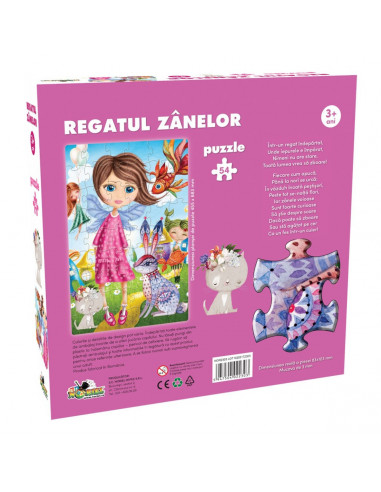 Regatul Zanelor, Puzzle Noriel, 54 Piese,Uniq2303