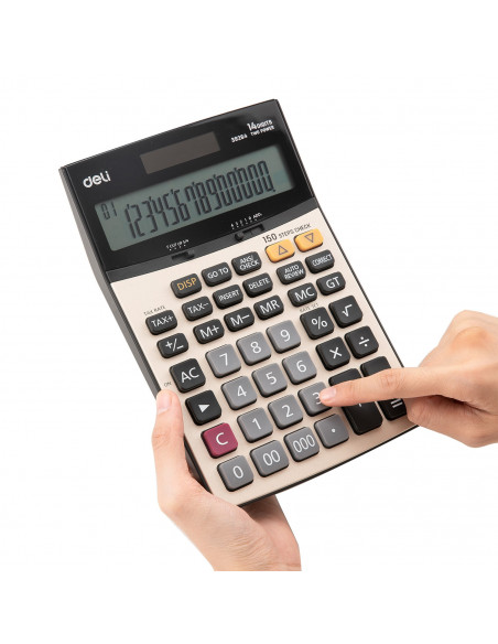 CALCULATOR BIROU 14DIG METAL 39264 DELI,DLE39264+++