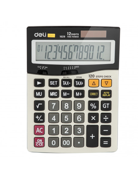 CALCULATOR BIROU 12DIG METAL 1629 DELI,DLE1629+++
