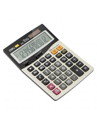 CALCULATOR BIROU 12DIG METAL 1629 DELI,DLE1629+++