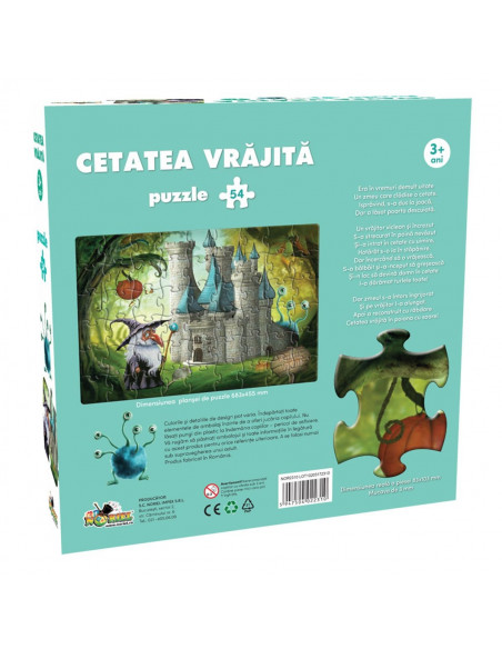 Cetatea Vrajita, Puzzle Noriel, 54 Piese,Uniq2310
