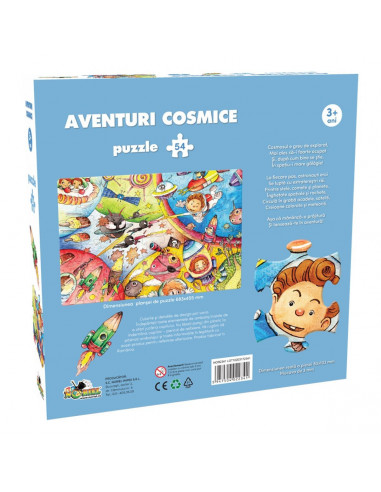 Aventuri Cosmice, Puzzle Noriel, 54 Piese,Uniq2341
