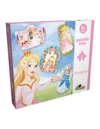 Printese, Puzzle Trio Noriel, 12 Piese,Uniq2235