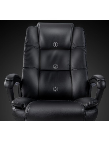 SCAUN DIRECTORIAL IMIT PIELE, SIST ROTI METAL 4913S DELI,DL4913S