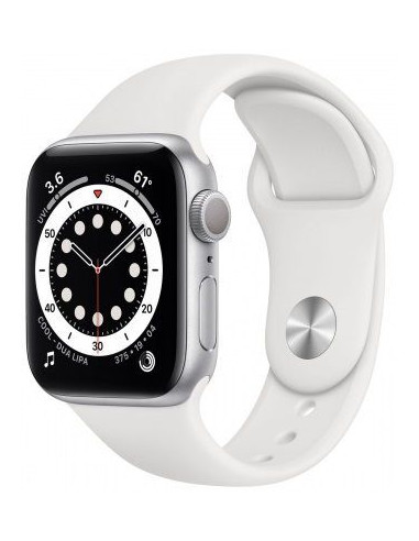 Ceas Smartwatch Apple S6 GPS + Cellular Regular, 44mm, White