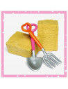 Set Simba Papusa Evi Love 12 cm, tractor cu remorca si
