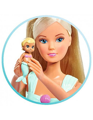 Set Simba Steffi Love Mermaid Family papusa Steffy 29 cm