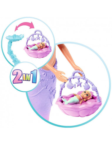 Set Simba Steffi Love Mermaid Family papusa Steffy 29 cm