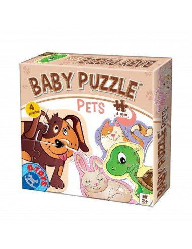 Animale Companie, Baby Puzzle D-Toys,Uniq71255