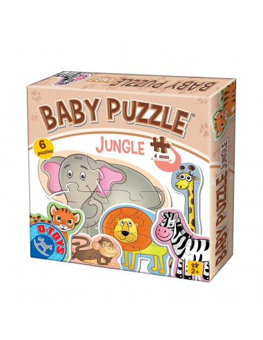 Jungla, Baby Puzzle D-Toys,Uniq71286