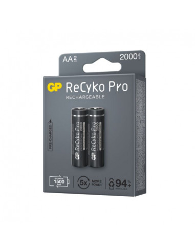 Acumulatori GP Batteries, ReCyko Pro 2100mAh AA (R6) 1.2V NiMH
