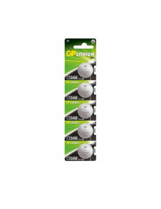 Baterie GP Batteries, butoni (CR2450) 3V lithium, blister 5