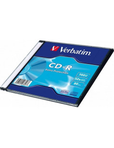 CD-R VERBATIM 700MB, 80min, viteza 52x, 1 buc, carcasa, "43347"