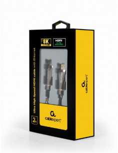 CABLU video GEMBIRD, HDMI (T) la HDMI (T), 2m, HDMI 2.1 2