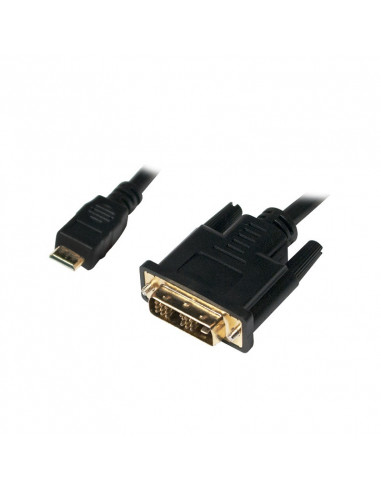 CABLU video LOGILINK, adaptor Mini-HDMI (Type C)(T) la DVI-D SL