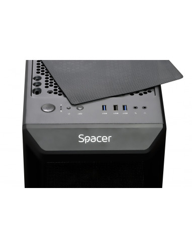 CARCASA SPACER - gaming, Middle Tower, ATX, "SPIDER", fara
