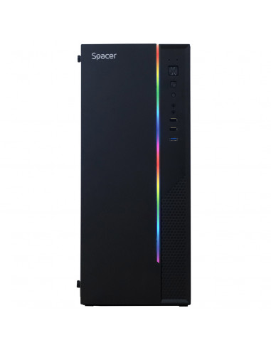 CARCASA SPACER - gaming, Middle Tower, ATX, "STRIKE", fara