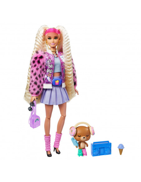 Papusa Barbie Extra Style Blonda Cu Codite,MTGYJ77