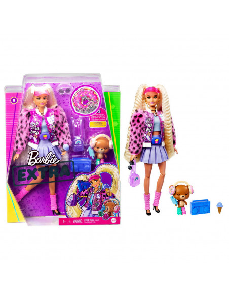 Papusa Barbie Extra Style Blonda Cu Codite,MTGYJ77