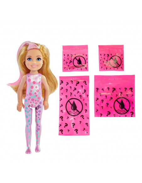 Barbie Descopera Culoarea - Papusa Chelsea La Petrecere,MTGTT26