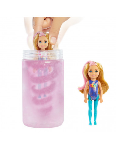 Barbie Descopera Culoarea - Papusa Chelsea La Petrecere,MTGTT26