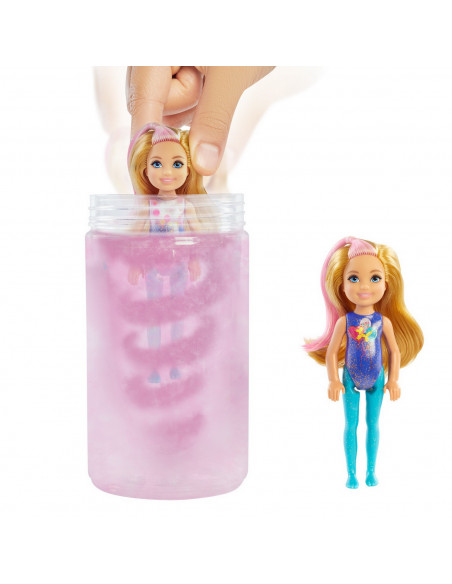 Barbie Descopera Culoarea - Papusa Chelsea La Petrecere,MTGTT26