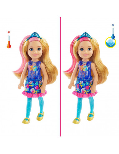 Barbie Descopera Culoarea - Papusa Chelsea La Petrecere,MTGTT26