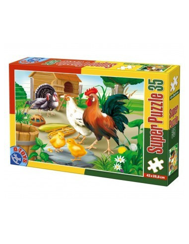Super Puzzle D-Toys, Animale Domestice Model 1, 35