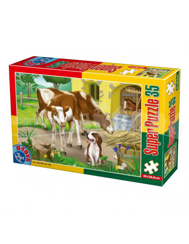 Super Puzzle D-Toys, Animale Domestice Model 2, 35